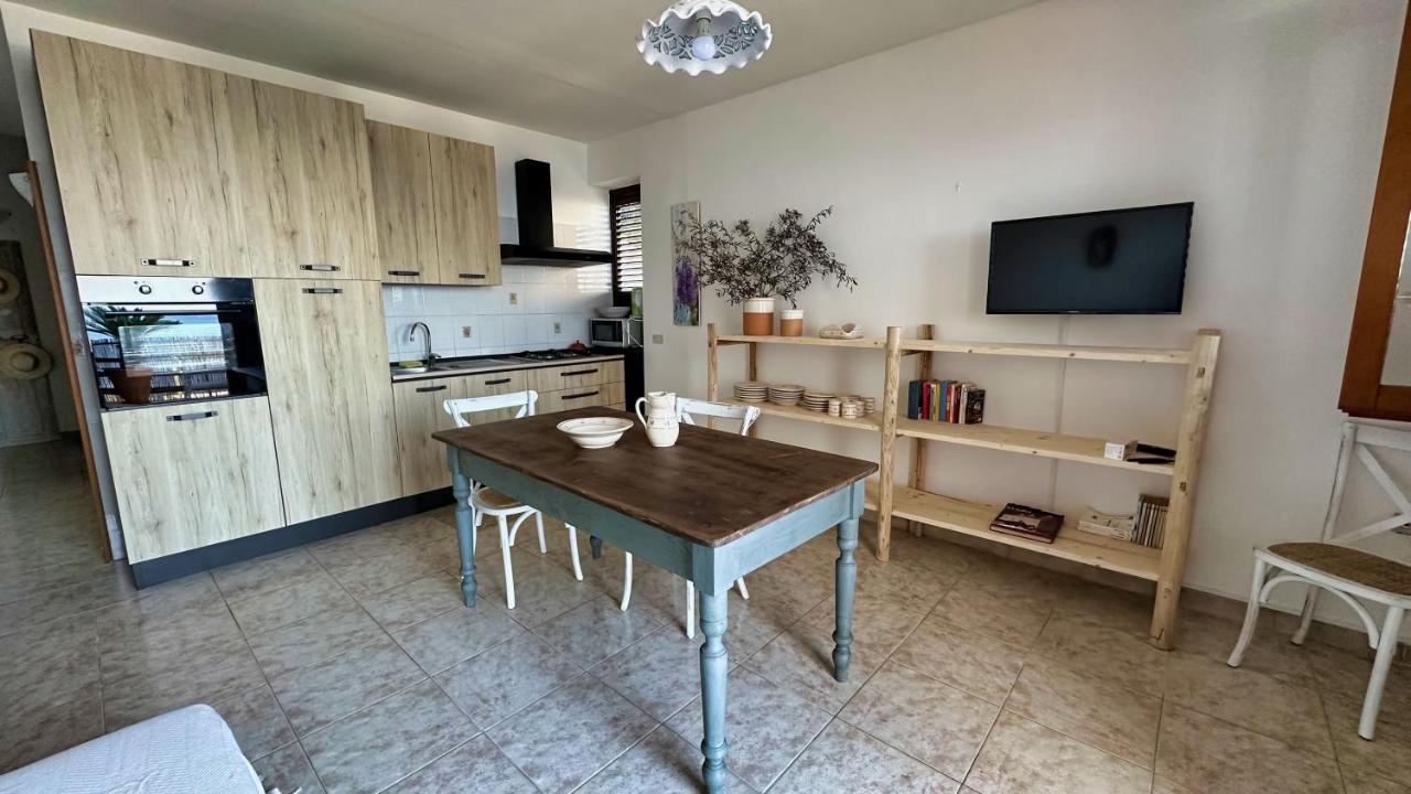 Marina Di Andrano - Alisso, Casa Vista Mare Con Parcheggio Privato E Wifi Villa Exterior foto